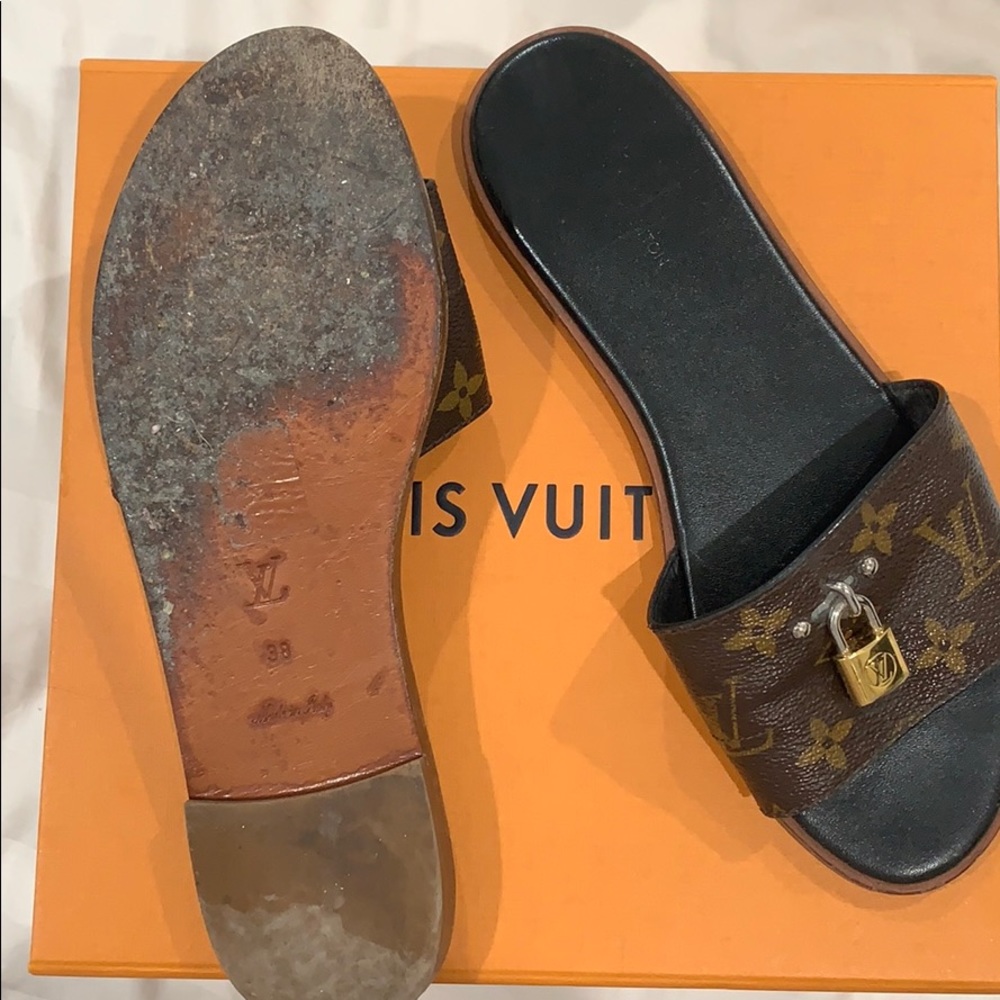 Louis Vuitton leather sandals - Picture 5 of 5